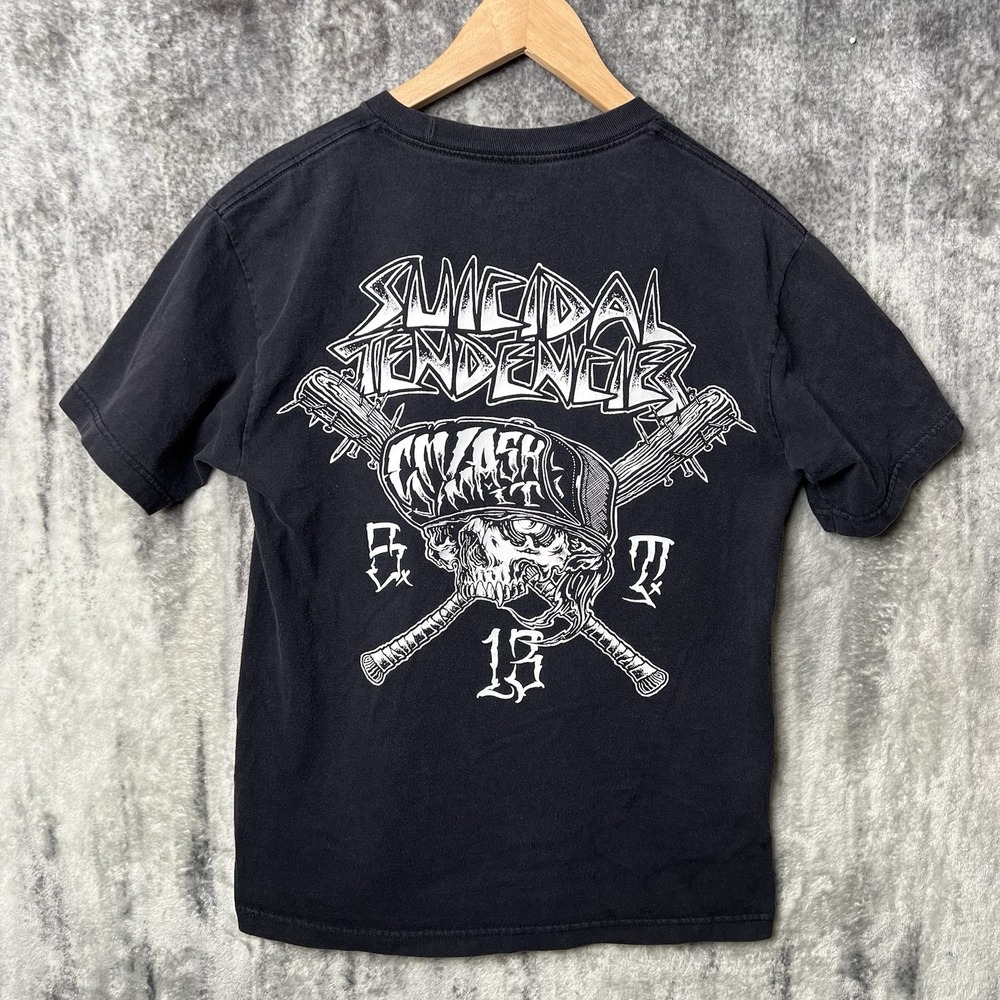 Vintage Y2K Suicidal Tendencies Metal Mulisha T-Shirt Skeleton Punk Metal Band M